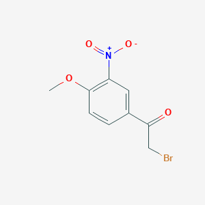 B1277747 2-Bromo-1-(4-methoxy-3-nitrophenyl)ethanone CAS No. 65447-49-6
