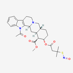 molecular formula C28H35N3O6S B12777496 PL2YY3Rre7 CAS No. 242140-32-5