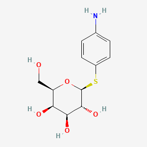 molecular formula C12H17NO5S B1277751 4-Aminophenyl b-D-thiogalactopyranoside CAS No. 29558-05-2