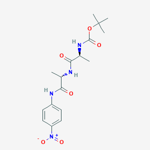 molecular formula C17H24N4O6 B1277752 Boc-ala-ala-pna 
