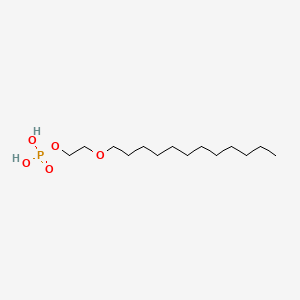 molecular formula C14H31O5P B12777529 Laureth-1 phosphate CAS No. 45245-91-8