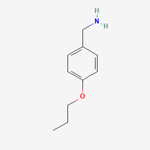 molecular formula C10H15NO B1277755 (4-Propoxybenzyl)amine CAS No. 21244-33-7