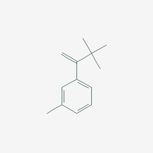 Benzene, 1-(2,2-dimethyl-1-methylenepropyl)-3-methyl-