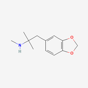 molecular formula C12H17NO2 B12777695 3,4-Methylenedioxy-N-methylphentermine CAS No. 81262-69-3