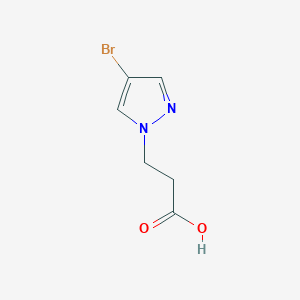 molecular formula C6H7BrN2O2 B1277775 3-(4-bromo-1H-pyrazol-1-yl)propanoic acid CAS No. 925146-35-6
