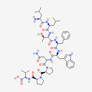 molecular formula C55H79N11O12 B12777784 Ued5CR9hxg CAS No. 211049-23-9