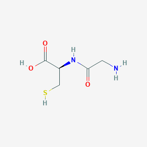 molecular formula C5H10N2O3S B1277782 Glycylcysteine CAS No. 57281-78-4