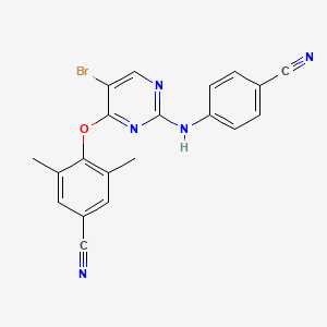 molecular formula C20H14BrN5O B12777848 Etravirine impurity 5 CAS No. 269055-04-1
