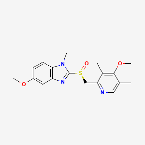 molecular formula C18H21N3O3S B12777863 N-Methyl esomeprazole CAS No. 1820041-19-7