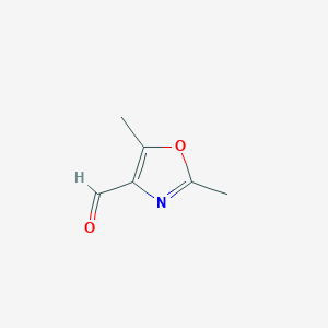 molecular formula C6H7NO2 B1277790 2,5-Dimethyloxazole-4-carbaldehyde CAS No. 92901-88-7