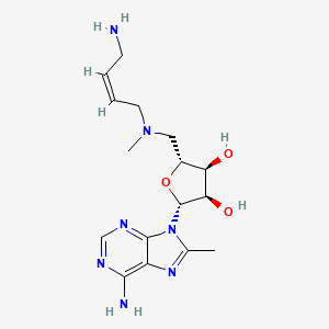 molecular formula C16H25N7O3 B12777902 3Hhd86WH49 CAS No. 1092979-24-2