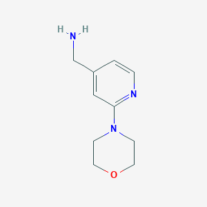 (2-morpholin-4-ylpyridin-4-yl)methanamine