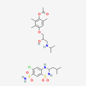 molecular formula C28H43ClN4O8S2 B12777964 Torrat CAS No. 72416-03-6
