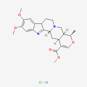 molecular formula C23H29ClN2O5 B12777989 Reserpiline hydrochloride CAS No. 14634-63-0