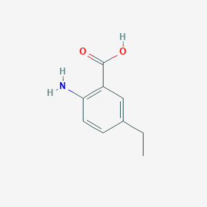molecular formula C9H11NO2 B1277802 2-Amino-5-ethylbenzoic acid CAS No. 2475-82-3
