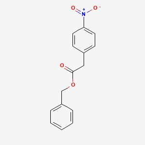 molecular formula C15H13NO4 B12778040 Benzyl p-nitrophenylacetate CAS No. 6035-06-9