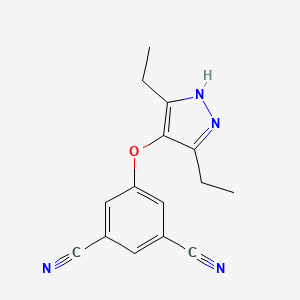 molecular formula C15H14N4O B12778058 Lersivirine metabolite M21 CAS No. 473921-15-2