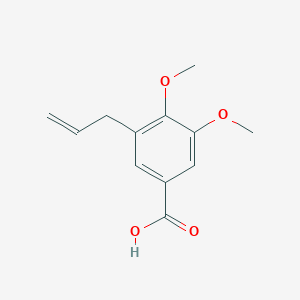 molecular formula C12H14O4 B1277813 3-Allyl-4,5-dimethoxybenzoic acid CAS No. 647855-45-6