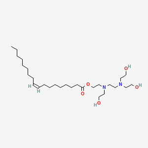 molecular formula C28H56N2O5 B12778175 Tetra(2-hydroxyethyl)ethylenediamine oleate CAS No. 85005-69-2