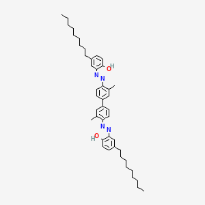 molecular formula C44H58N4O2 B12778182 C.I. Solvent Yellow 107 CAS No. 67990-27-6