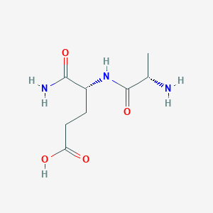 molecular formula C8H15N3O4 B1277825 L-Alanyl-D-Alpha-Glutamine CAS No. 45159-25-9