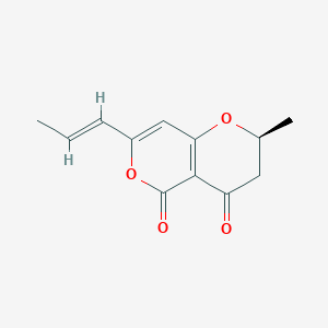 molecular formula C12H12O4 B12778330 Deoxyradicinin CAS No. 84413-76-3