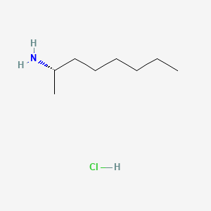 molecular formula C8H20ClN B12778346 (+)-2-Octylamine hydrochloride CAS No. 61289-25-6