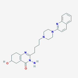 molecular formula C25H32N6O2 B12778380 TJ5Ved6U7A CAS No. 864386-63-0