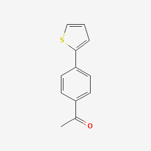 molecular formula C12H10OS B1277843 1-[4-(Thiophen-2-yl)phenyl]ethan-1-one CAS No. 35294-37-2