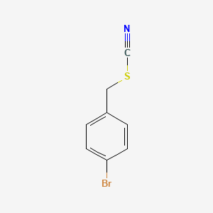 molecular formula C8H6BrNS B1277846 4-Bromobenzyl thiocyanate CAS No. 2740-89-8