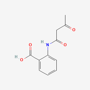 molecular formula C11H11NO4 B1277847 N-(Acetoacetyl)anthranilic acid CAS No. 35354-86-0