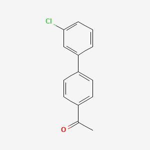 molecular formula C14H11ClO B1277849 4-乙酰-3'-氯联苯 CAS No. 5002-13-1