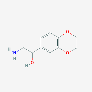2-Amino-1-(2,3-dihydrobenzo[1,4]dioxin-6-yl)ethanol