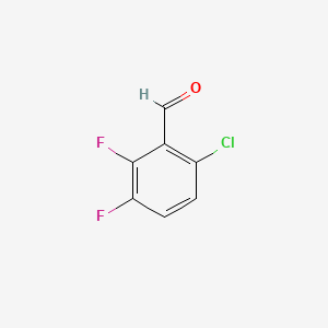 molecular formula C7H3ClF2O B1277862 6-Chloro-2,3-difluorobenzaldehyde CAS No. 797791-33-4