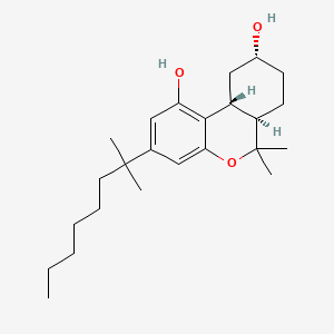 molecular formula C24H38O3 B12778657 Canbisol, (+/-)-(rrr)- CAS No. 56469-22-8