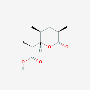 molecular formula C10H16O4 B12778666 Prelog-Djerassi lactone CAS No. 69056-12-8