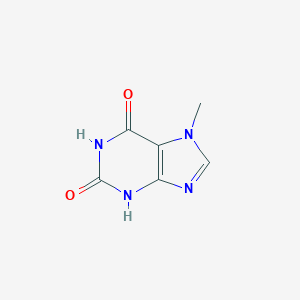 molecular formula C6H6N4O2 B127787 7-甲基黄嘌呤 CAS No. 552-62-5
