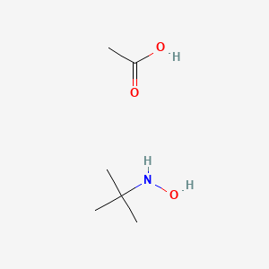 molecular formula C6H15NO3 B1277880 N-(tert-Butyl)hydroxylamine acetate CAS No. 253605-31-1