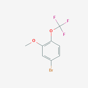 molecular formula C8H6BrF3O2 B1277887 5-Bromo-2-(trifluoromethoxy)anisole CAS No. 672948-65-1