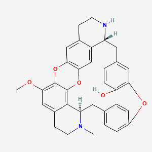 molecular formula C34H32N2O5 B12778894 Micranthine CAS No. 36104-64-0