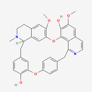 molecular formula C35H32N2O6 B12778918 Racemosinine B CAS No. 1236805-09-6