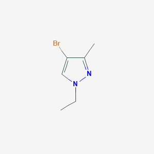 molecular formula C6H9BrN2 B1277895 4-溴-1-乙基-3-甲基-1H-吡唑 CAS No. 519018-28-1