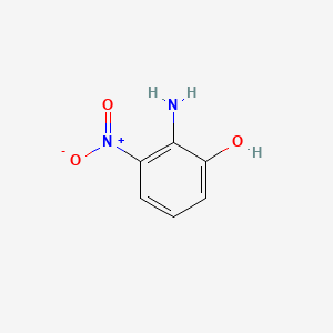 molecular formula C6H6N2O3 B1277897 2-氨基-3-硝基苯酚 CAS No. 603-85-0