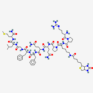 molecular formula C73H112N20O15S2 B12778971 Eblsp CAS No. 87468-59-5