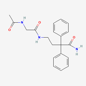 molecular formula C20H23N3O3 B12778982 Imidafenacin metabolite M3 CAS No. 503598-13-8