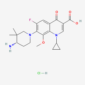 molecular formula C21H27ClFN3O4 B12778990 Xsu9yax3AA CAS No. 473839-18-8