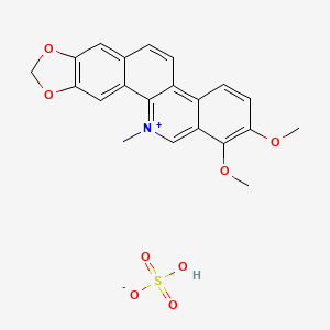 molecular formula C21H19NO8S B12779000 Chelerythrine hydrosulfate CAS No. 53144-45-9