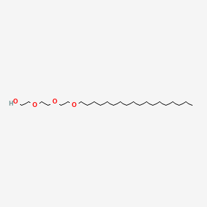 B1277908 Triethylene glycol monooctadecyl ether CAS No. 4439-32-1