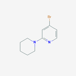 molecular formula C10H13BrN2 B1277909 4-Bromo-2-piperidinopyridine CAS No. 24255-98-9