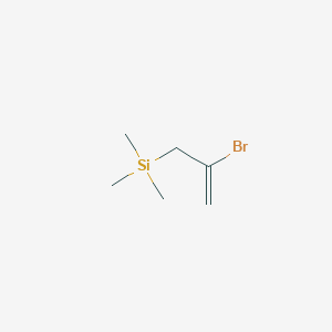 molecular formula C6H13BrSi B1277911 (2-溴丙烯基)三甲基硅烷 CAS No. 81790-10-5